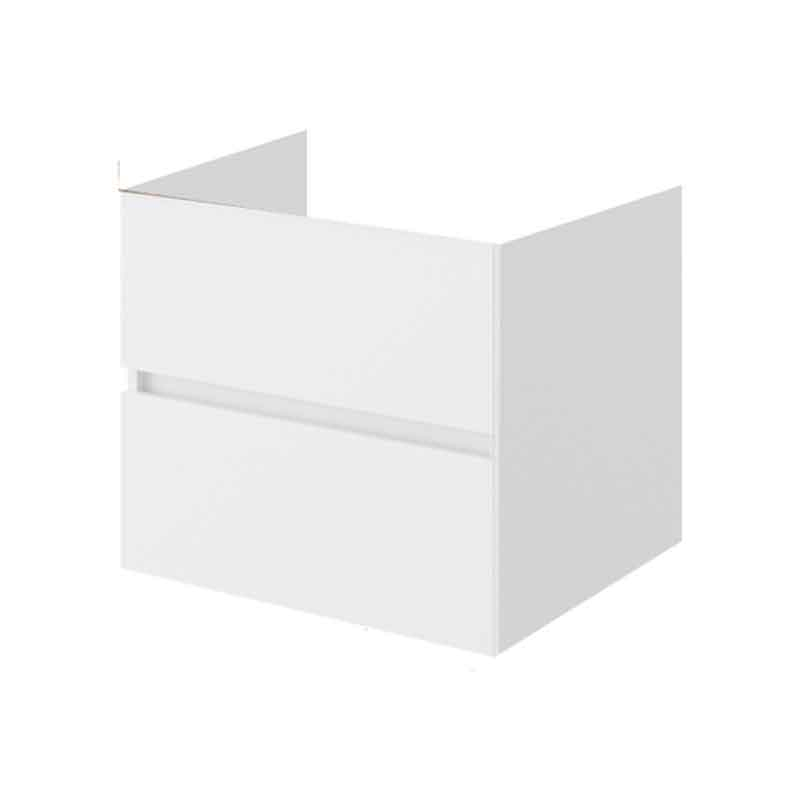 GENOVA, ALB LUCIOS, MOBILIER PT LAVOAR 60, SUSPENDAT, CU 2 SERTARE SOFT CLOSE, 60X46XH51CM, GENOVA-60 MOB ALB
