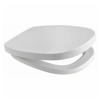 Capac vas WC Rak, Resort din duroplast cu soft close și quick release, alb 
