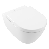 Set vas WC suspendat Villeroy & Boch, Subway 2.0, cu capac SC și QR, DirectFlush, alb