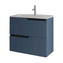 Mobilier pentru lavoar încastrat Fluminia, Bari 60, bleumarin