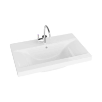 CANARI, ALB, LAVOAR SOFT PT MOBILIER, CU ORIFICIU PT BATERIE SI CU PREAPLIN, 610X390XCANT 40, 95224
