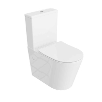 Set WC monobloc, Spectrum, Alfa 2.0, Turbo Flush, cu capac și rezervor, alb