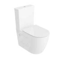 Set WC monobloc, Spectrum, Robin 2.0, Turbo Flush, cu capac și rezervor, alb