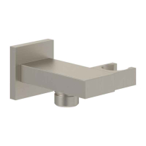Cot racord Villeroy&Boch, Universal Showers, pătrat cu suport duș, brushed nickel