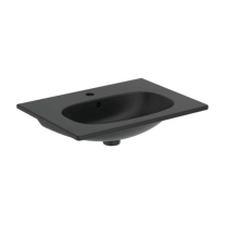 Lavoar pentru mobilier Ideal Standard, Tesi 62 cm, negru mat