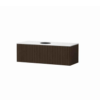  Mobilier suspendat Kolpasan, Orphia 100, riflat, cu blat din Kerrock, 1 sertar, graphite black