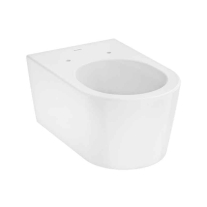 Vas WC suspendat Hansgrohe, EluPura S, cu spălare AquaHelix Flush, 54x36 cm, alb