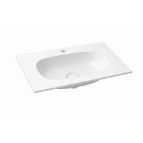 Lavoar Kerrock pentru mobilier Kolpasan, Storia, 61 cm, cu ventil click-clack,alb