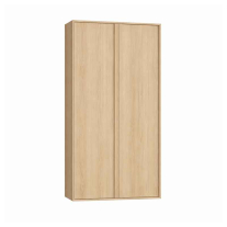 Dulap înalt cu două uși Kolpasan, Storia, h150 cm, acacia