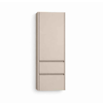 Dulap înalt suspendat Kolpasan, Joy, h148, cu 1 ușă și 2 sertare, light grey