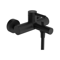 Baterie cadă-duș Hansgrohe Zesis S, montaj pe perete, negru mat