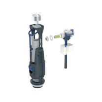 Set de mecanism rezervor WC Geberit actionare mecanica, alimentare laterala, cu flotor, fara senzor