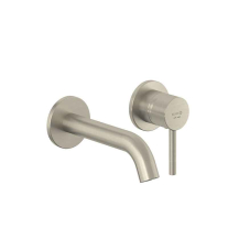 Baterie încastrată pentru lavoar Kludi Bozz, montaj pe perete, pipă 230 mm, nichel periat