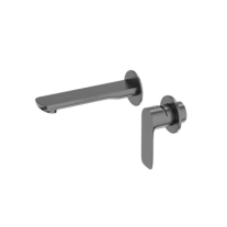 Baterie încastrată pentru lavoar LaVita Scala, pipă 177 cm, corp încastrat inclus, gunmetal