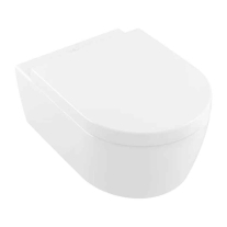 Set vas WC suspendat Villeroy & Boch Avento DirectFlush CeramicPlus cu capac închidere lentă, alb Alpin