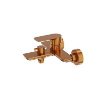 Baterie cadă-duș LaVita Scala, montaj pe perete, brushed copper