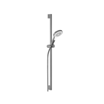  Set de duș Kludi Dive X, 3 jeturi, cu bară 90 cm, pară de duș și furtun 160 cm, gun metal