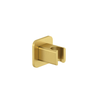  Suport de duș Kludi A-Qa, profil patrat, montaj pe perete, brushed gold