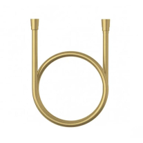 Furtun de duș Kludi Suparaflex, 125 cm, antirasucire, efect metalic, brushed gold