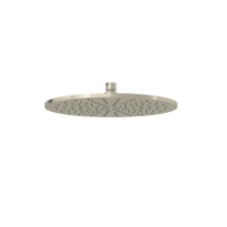 Pălărie de duș rotundă Kludi A-QA, metalică, Ø30 cm, brushed nickel