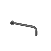 Braț de duș Kludi A-QA, cu montaj pe perete, rozetă rotundă, 40 cm, gun metal