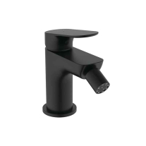  Baterie de bideu Ideal Standard, Ceralife O, cu ventil Click-Clack, negru mat