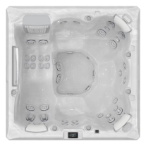 Set minipiscina Wellis, Atlas PeakLife Deluxe, cu capac, pentru 6 persoane