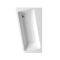 Cadă asimetrică Ravak 10°, acril, 170 x 100 cm, stânga, alb
