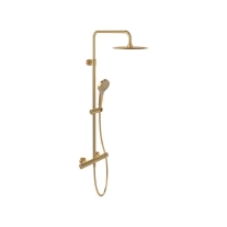 Coloană de duș cu termostat Villeroy & Boch Verve Showers, auriu periat
